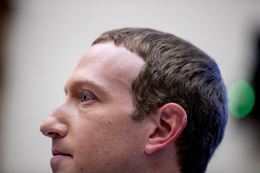 Facebook CEO Mark Zuckerberg appears before a House Financial Services Committee hearing on Capitol Hill in Washington, Wednesday, Oct. 23, 2019, on Facebook&#039;s impact on the financial services an ...