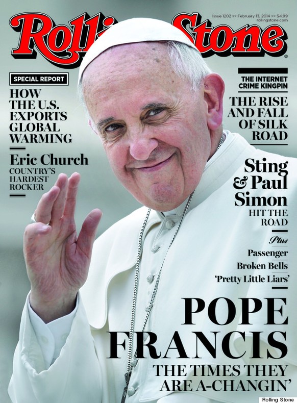 Immer schön lächeln und winken: Die Papst-Ausgabe erscheint am 13. Februar im weltweiten Handel.&nbsp;