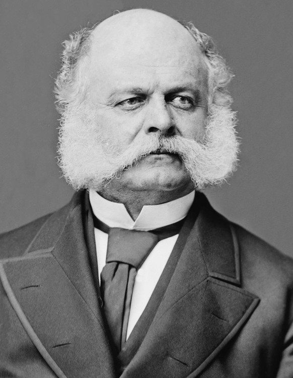 Ambrose Burnside (1824–1881): weniger für seinen Generalbefehl als für seine aussergewöhnliche Gesichtsbehaarung bekannt. Er ist der Namensgeber der Sideburns (Koteletten).