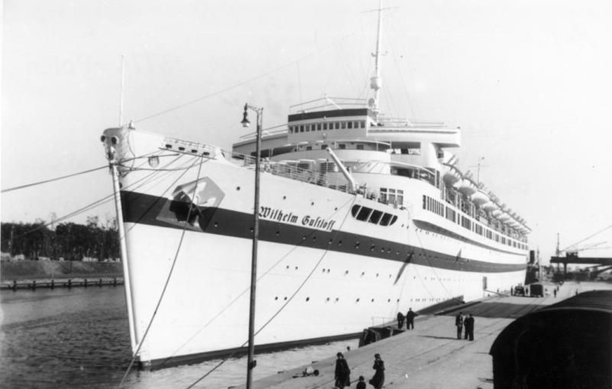 Die «Gustloff» 1939 als Lazarettschiff.&nbsp;