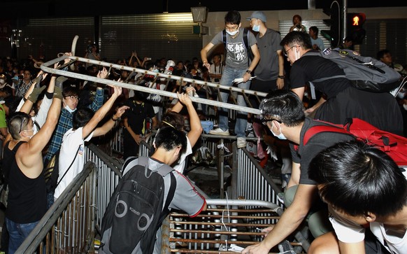 Auch nach acht Wochen geben sich die Protestierenden in Hongkong nicht geschlagen.&nbsp;