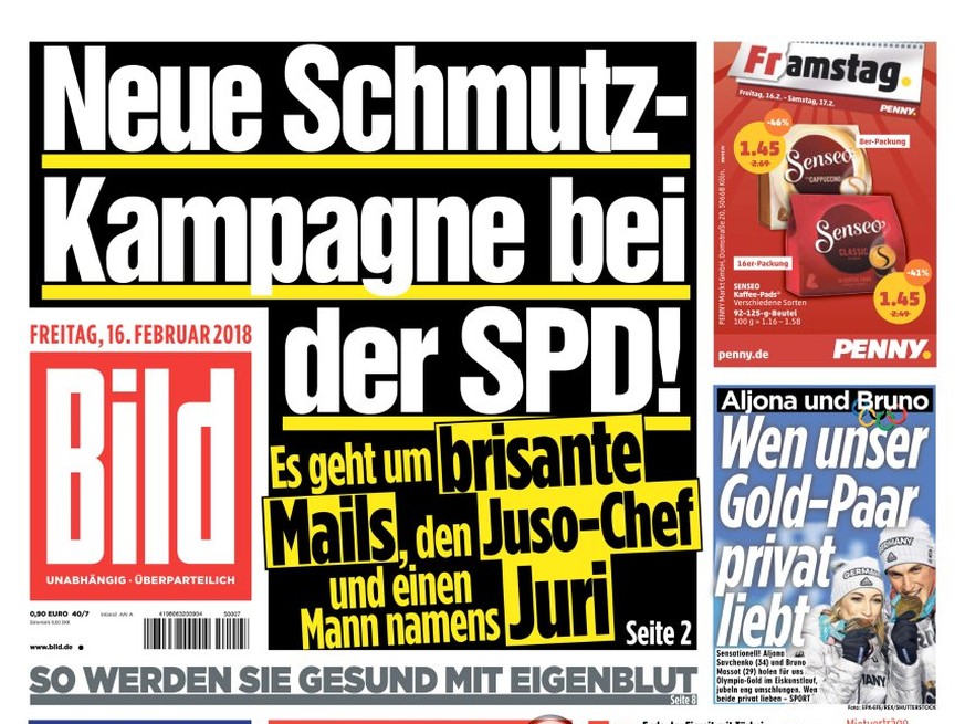 BILD Ausgabe 16.02.18