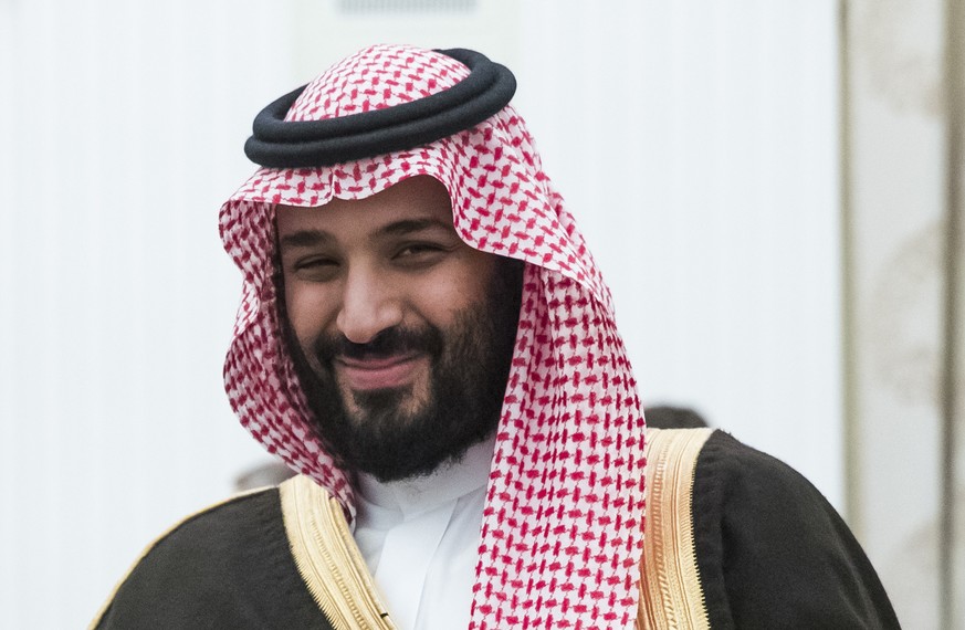 FILE - This May 30, 2017 file photo, shows Saudi Crown Prince and Defense Minister Mohammed bin Salman, (MBS), in Moscow&#039;s Kremlin, Russia. The Wall Street Journal is reporting that Saudi officia ...