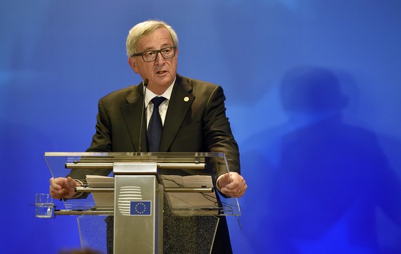 Juncker zeigte sich zufrieden mit dem Gipfel in Brüssel.