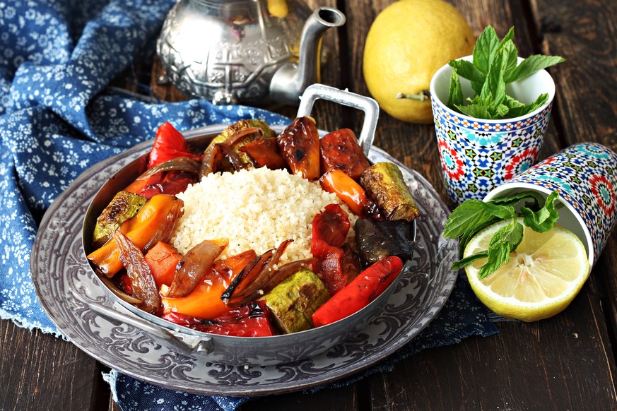 couscous marokko essen food gemüse vegetarisch vegi