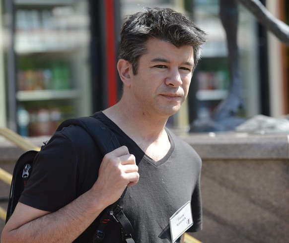 epa04539234 (FILE) A file picture dated 12 July 2012 of Travis Kalanick, CEO and Co-Founder at Uber, attending day three of the Allen &amp; Company&#039;s 30th Annual Media and Technology Conference i ...