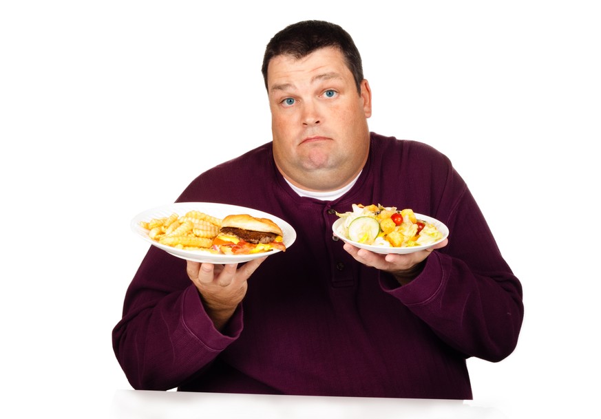 übergewicht obesitas symbolbild shutterstock essen fastfood