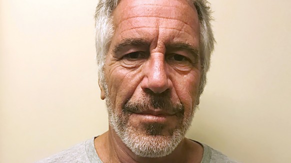 FILE - This March 28, 2017, file photo, provided by the New York State Sex Offender Registry shows Jeffrey Epstein. A judge is expected to discuss plans for the unsealing of more court records in a ci ...