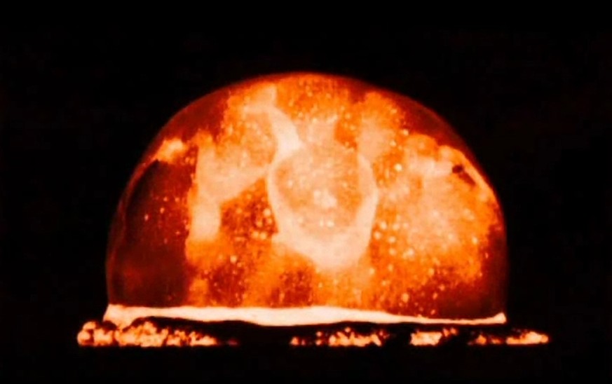 Feuerball einer nuklearen Explosion