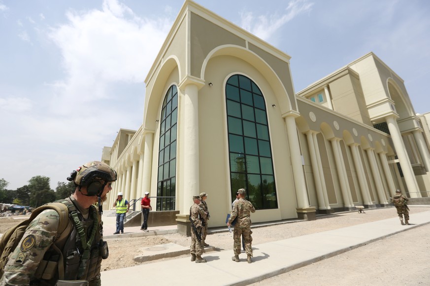 Mit US-Geldern errichtet: Das Gebäude des afghanischen Verteidigungsministerium.&nbsp;
