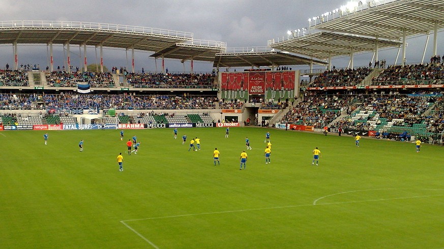 Hier wird gespielt: Im Tallinner Lilleküla Staadion mit&nbsp;9692 Plätzen.