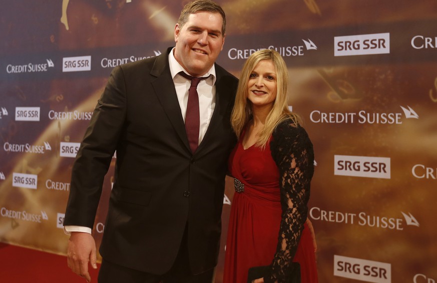 Christian und Cecile Stucki bei den Sport Awards.