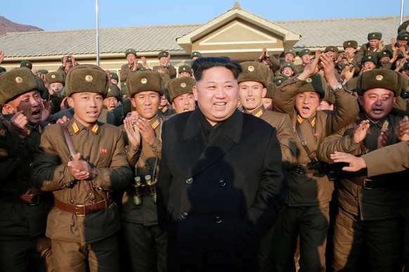 FILE PHOTO - North Korean leader Kim Jong Un inspects a sub-unit under KPA Unit 1344 in this undated photo released by North Korea&#039;s Korean Central News Agency (KCNA) in Pyongyang November 9, 201 ...