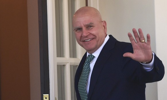 FILE - In this March 16, 2018, file photo. National security adviser H.R. McMaster waves as he walks into the West Wing of the White House in Washington. President Donald Trump announced on Twitter on ...