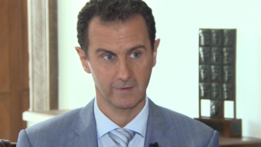 Stand Rundschau-Moderator Sandro Brotz Rede und Antwort: Syriens Machthaber Baschar al-Assad.