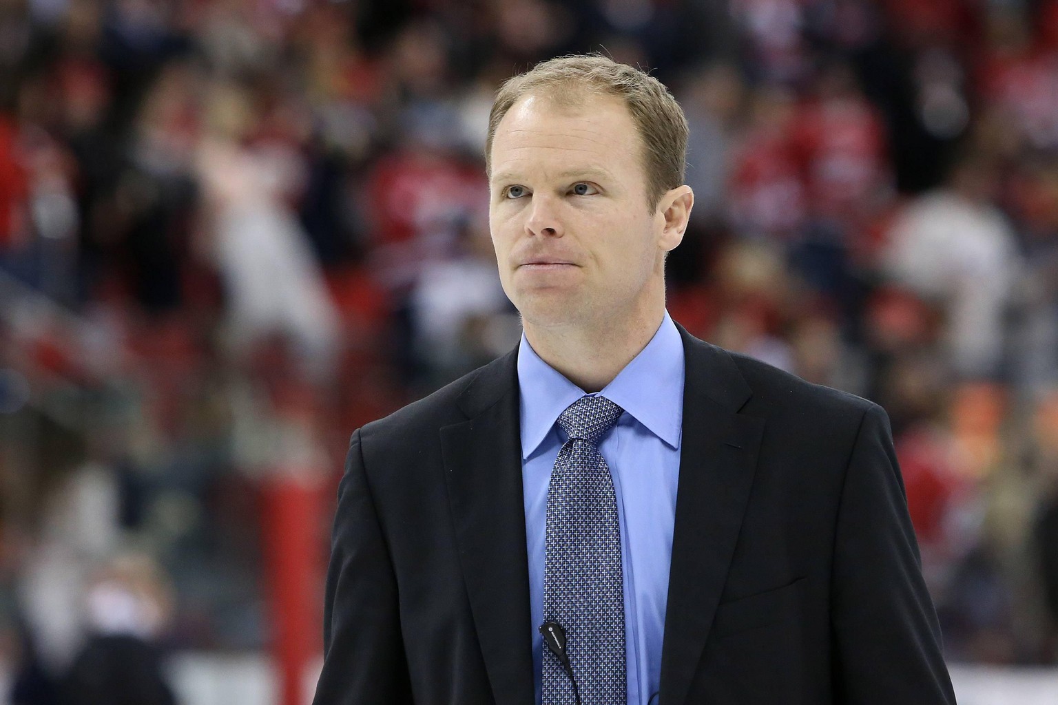 Bildnummer: 12964812 Datum: 05.03.2013 Copyright: imago/Icon SMI
05 March 2013: Buffalo assistant coach Kevyn Adams. The Carolina Hurricanes played the Buffalo Sabres at the PNC Arena in Raleigh, Nort ...