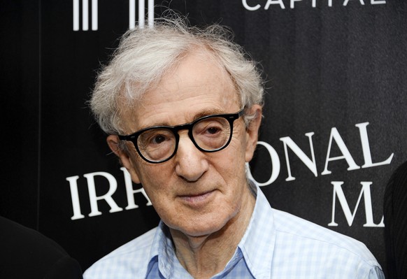 FILE - In this July 15, 2015, file photo, director Woody Allen attends a special screening of &quot;Irrational Man,&quot; hosted by The Cinema Society and Fiji Water, at the Museum of Modern Art, in N ...