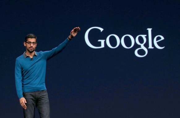 Aufgestiegen? Abgestiegen? Auf jeden Fall jetzt neuer CEO von Google: Sundar Pichai.
