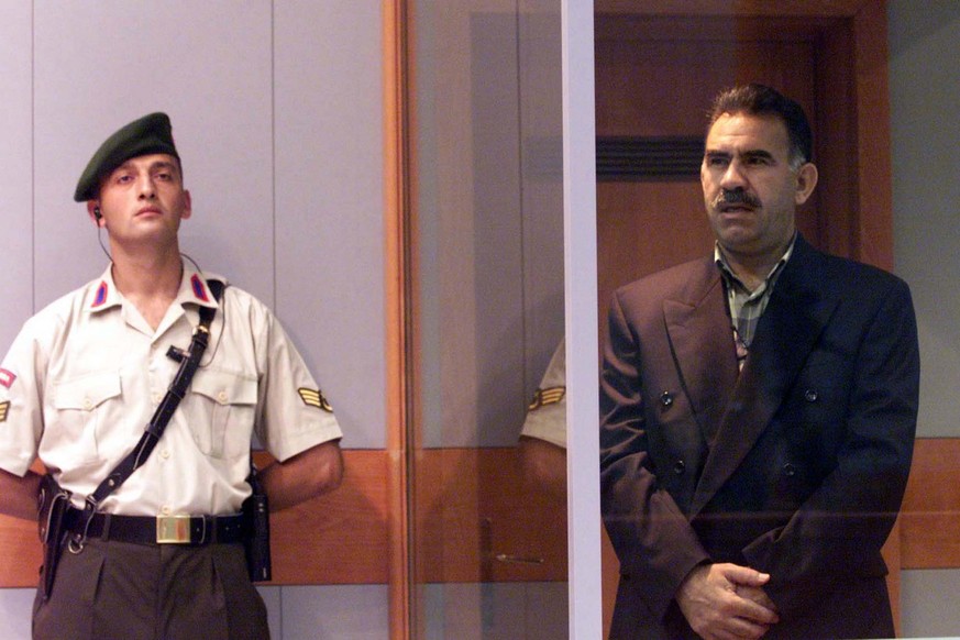 Kurdish rebel Abdullah Ocalan is sentenced to death at a special court on Imrali Island Tuesday June 29 1999 on charges of treason for leading a 15-year fight for Kurdish autonomy in southeast Turkey. ...