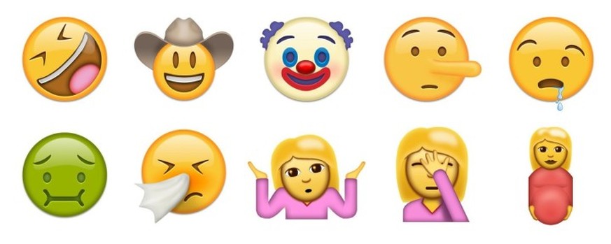 Ob Shruggie, Facepalm oder Pinocchio Nase:&nbsp;Diese witzigen Emojis findest du demnächst auf deinem Smartphone.&nbsp;