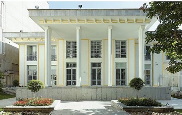 Die Schweizer Botschaft in Teheran.