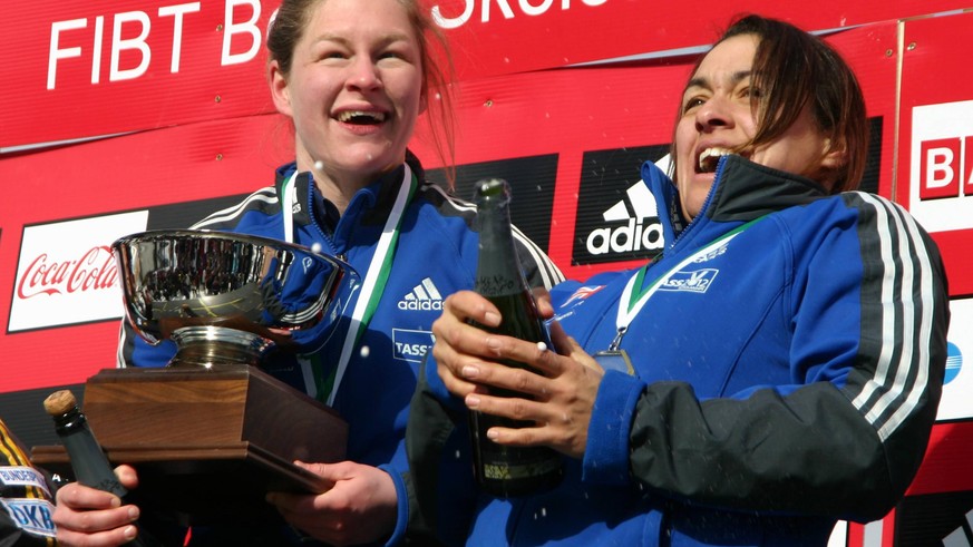IMAGO / Ed Gar

Gillian Cooke und Nicola Minichiello (beide Großbritannien), Weltmeisterinnen im Zweierbob 2009 in Lake Placid