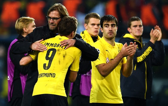 In der Champions League läuft's wie geschmiert: Dortmund steht im Achtelfinal.