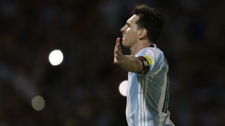 Superstar Messi feiert sein Penaltytor.