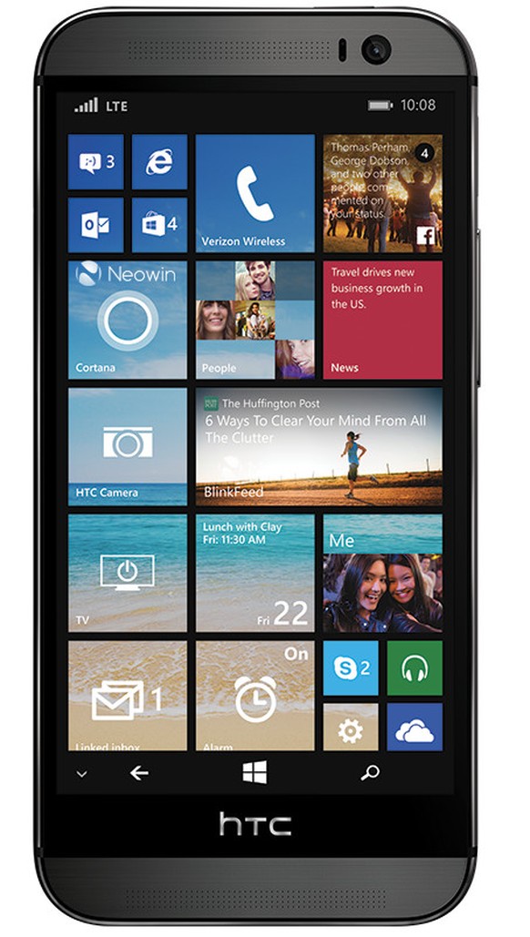 Edles Aluminium-Smartphone trifft auf schickes Betriebssystem: Das HTC One mit&nbsp;Windows Phone 8.1.&nbsp;
