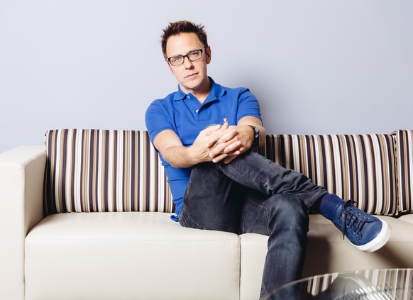 In this Saturday, July 19, 2014 photo, director, James Gunn, poses for a portrait at Disney Studios during press day for &quot;Guardians of the Galaxy&quot; in Burbank, Calif. &quot;In a lot of ways,  ...