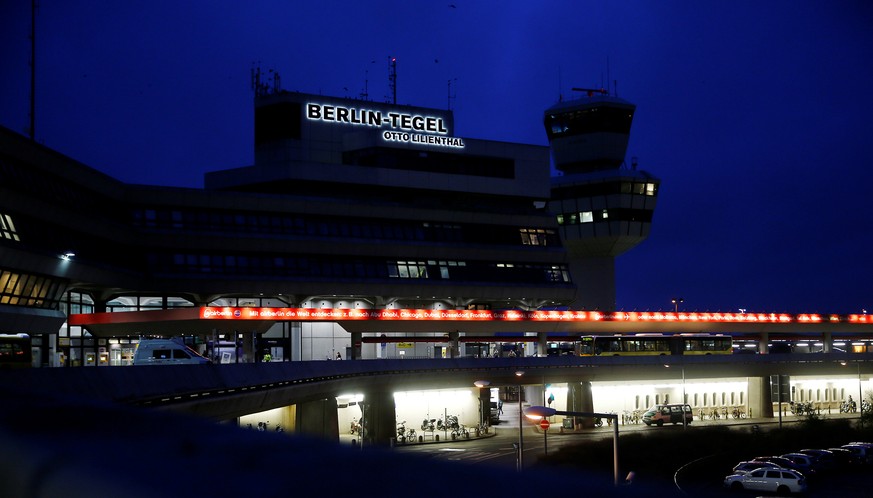 A general view of Tegel airport during a warning strike by ground services, security inspection and check-in staff in Berlin, Germany, March 10, 2017. REUTERS/Hannibal Hanschke