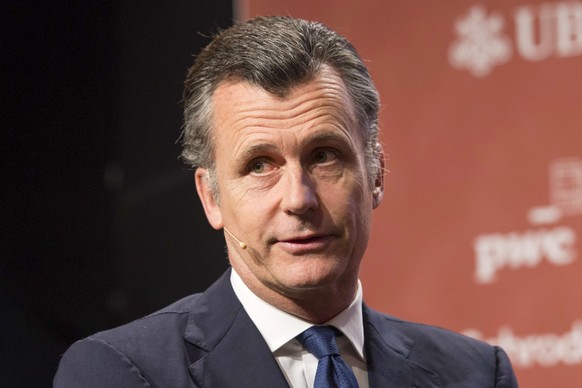 ARCHIVBILD ZUR VERURTEILUNG VON SVP-POLITIKER HERMANN LEI IN DER &quot;AFFAERE HILDEBRAND&quot; --- Philipp Hildebrand, Vice-Chairman of US investment company Blackrock, participates in a panel sessio ...