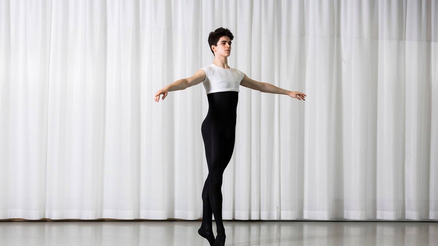 Schon jetzt ein Meister seines Fachs: Darius Catana, Baletttänzer an der taZ.
