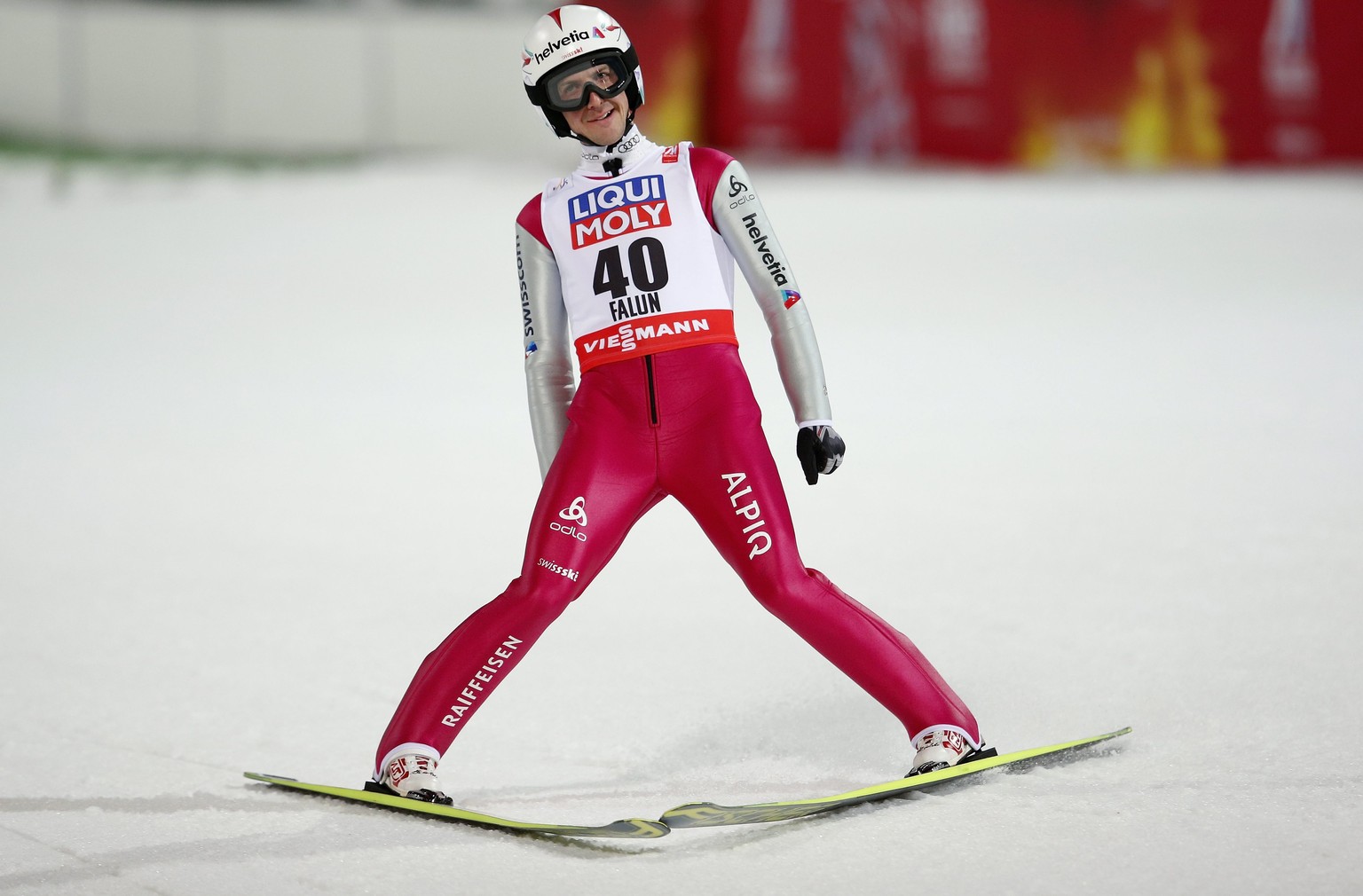 Simon Ammann springt in Falun auf Rang 23.