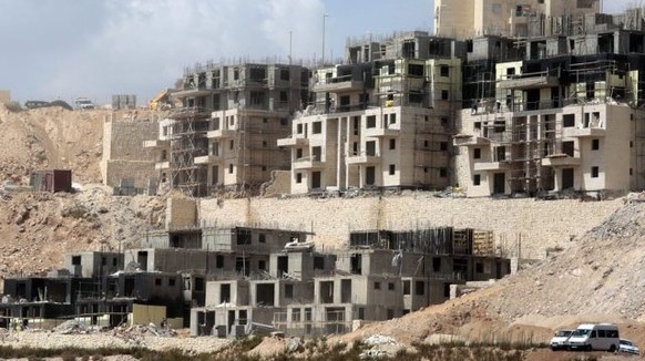Israelische Siedlung im Westjordanland.