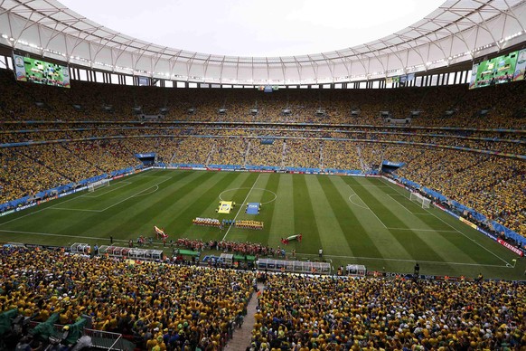 Das Stadion von Brasilia: Ziel von Hitzfeld.