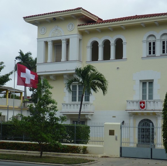 Schweizer Botschaft in Havanna.