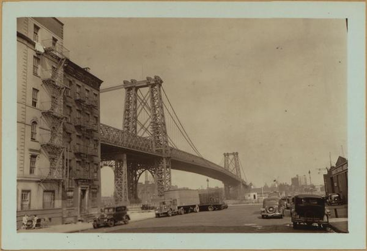NYC, historic, Williamsburg Bridge, Vorher-nachher