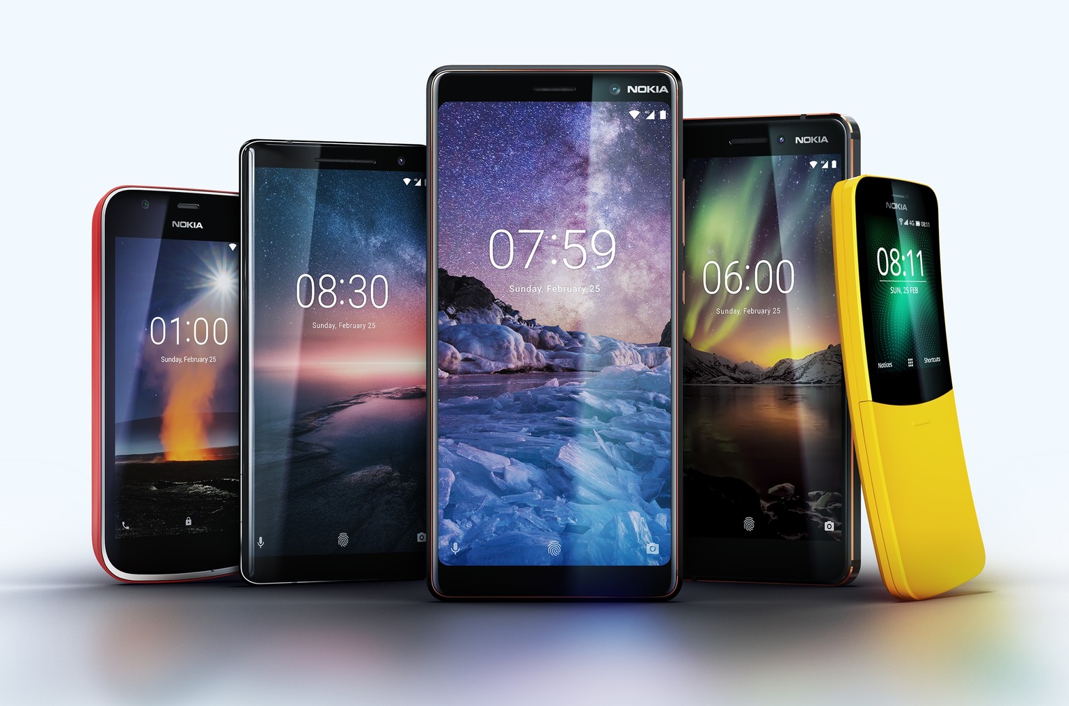 Die neuen Nokia-Smartphones im Überblick.