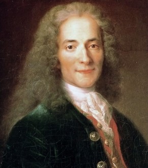 «Écrasez l’infâme!»:&nbsp;Voltaire.