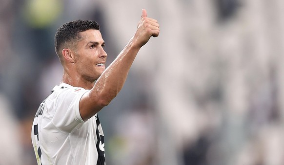 epa06972479 Juventus&#039;s Cristiano Ronaldo in action during the Italian Serie A soccer match between Juventus FC and SS Lazio at the Allianz Stadium in Turin, Italy, 25 August 2018. EPA/ALESSANDRO  ...