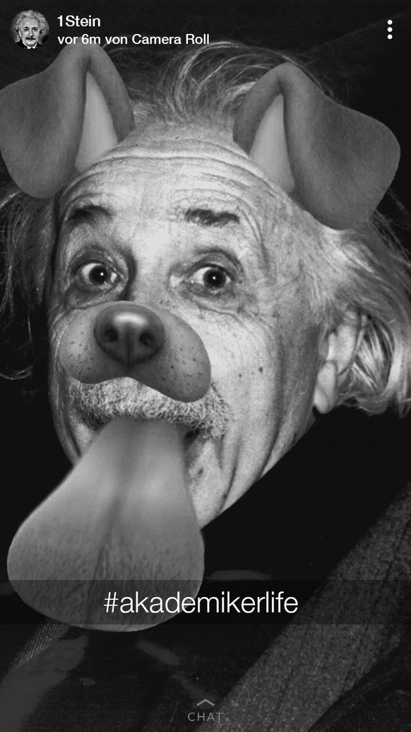 Einstein Snapchat