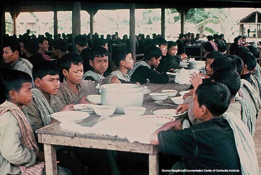 Kinder in Kambodscha, 1978