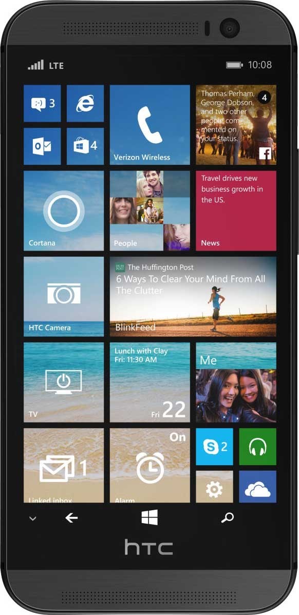 Edles Aluminium-Smartphone trifft auf schickes Betriebssystem: Das HTC One mit&nbsp;Windows Phone 8.1.&nbsp;