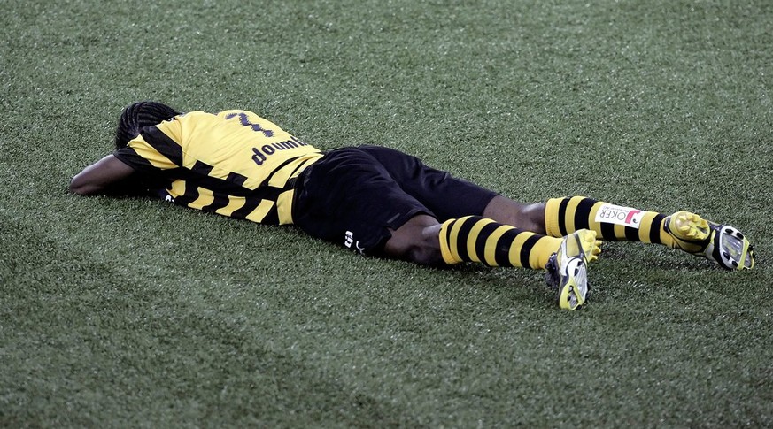 Auch die vielen Tore von Seydou Doumbia halfen nichts: YB verlor 2009 den Cupfinal trotz 2:0-Führung noch mit 2:3 gegen Sion.