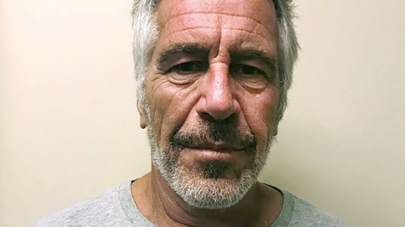 FILE - This March 28, 2017, file photo, provided by the New York State Sex Offender Registry, shows Jeffrey Epstein. Dr. Michael Baden, a pathologist hired by Jeffrey Epstein&#039;s brother, says he b ...