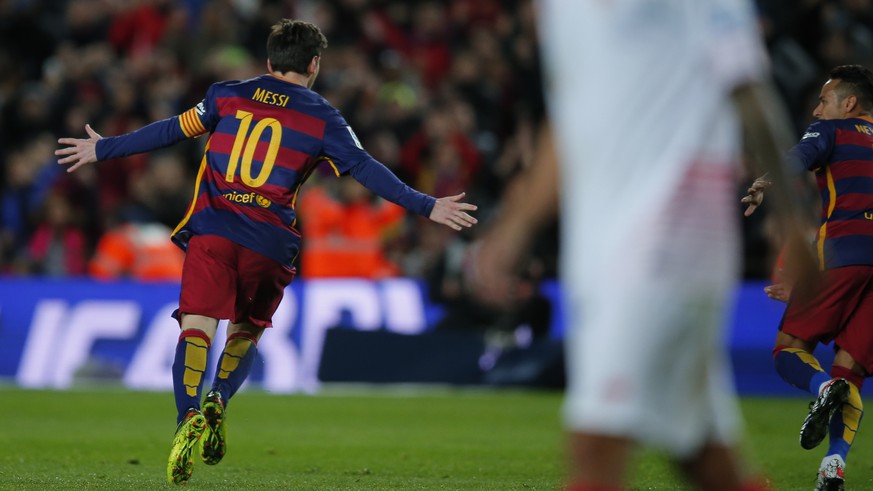 «La Pulga» jubelt: So kennt die Fussballwelt Lionel Messi.