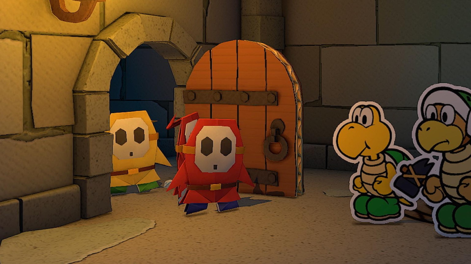 Immer wieder trifft man auf alte bekannte Figuren aus dem Super Mario-Universum.