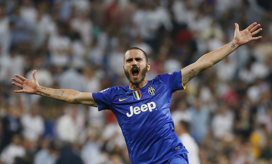 Leonardo Bonucci feiert den Finaleinzug.