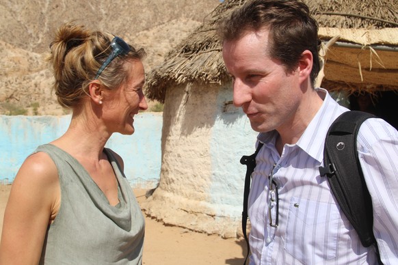 Aargauer Grünen-Regierungsrätin Susanne Hochuli und SVP-Nationalrat Thomas Aeschi in Eritrea.